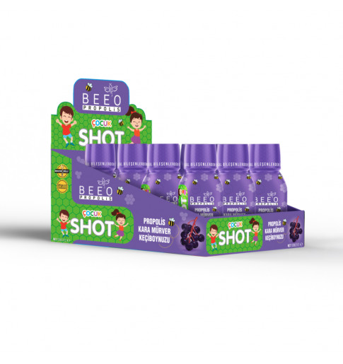 Kara Mürver Çocuk Shot 12`li Kutu